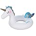 Inflatable Unicorn Pool Float, Sable Party Tube for Swimming Fun, Support 220 lbs