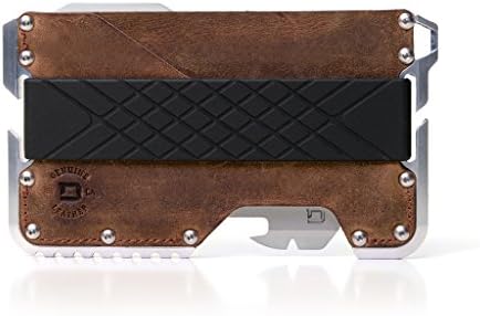 Dango T01 Tactical EDC Wallet - Made in USA - Genuine Leather, Multitool, RFID Block