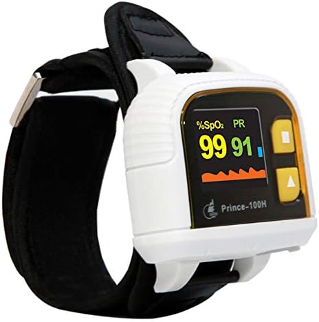 ZDHF Wrist pulse oximeter Finger Blood Oxygen Saturation Monitor Professional Portable for home use Respiratory Rate, Perfusion Index with OLED Display