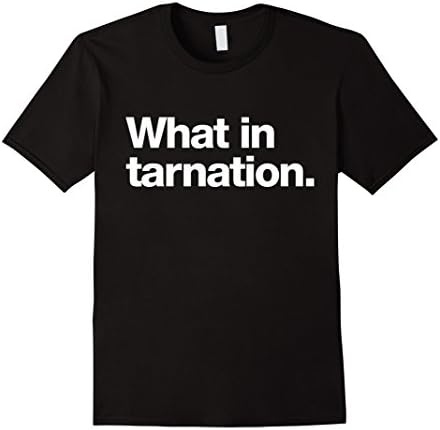 Men's What in tarnation | Simple typography design Medium Black