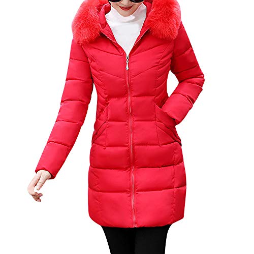image for GOVOW Winter Ski Jacket Women Mountain Warm Coat Faux Fur Hooded Thick
