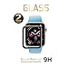 SNSIR Screen Protector 42mm for Apple watch Series 3/2/1 [2 Pack] [Tempered Glass] Full Coverage Protective Foil 9H 2.5D (Black 42mm)