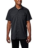 Columbia Men's Silver Ridge Lite Short Sleeve Shirt, Black, X-Large