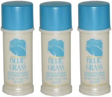 3 Pack Blue Grass 1.5 oz (4.5 oz total) Cream Deodorant for women