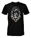 Harley-Davidson Men's Clench Short Sleeve Crew Neck T-Shirt, Solid Black