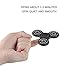 HITASION Fidget Spinner for Adults Kids EDC ADHD HITASION Hand Spinner Focus Ultra Durable High Speed 1-3 Min Smooth Spin Not Cracked Black