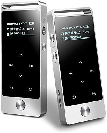 Mini Touch button MP3 Player 8GB 1.0 Inch OLED Screen 30 hours Continuous Playback with Voice Recorder FM Radio Sports Lossless Music Player