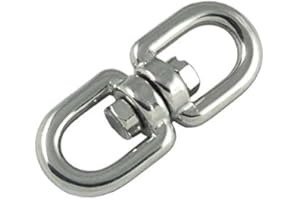 MarineNow 316 Stainless Steel Anchor Swivel Eye - Eye Connector