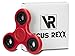 Vicus Rexx Fidget Hand Spinner Toy EDC: For A Fun Anxiety Relief, Our Tri Spinner helps with ADHD, Ultra Durable With Special Grip Caps, Non-3d Printed- Smooth Satisfying Spin (Red)