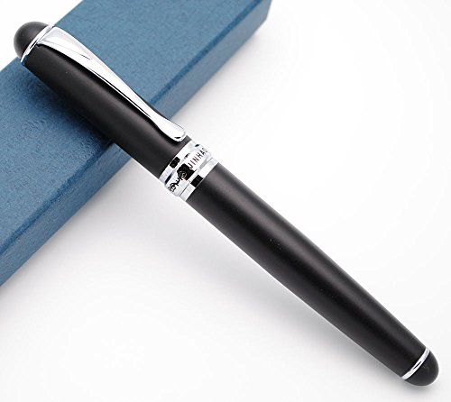 Jinhao x750 fountain pen m nib brand new (black frostin…