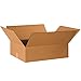 BOX USA 20x16x6 Flat Corrugated Boxes, Flat, 20L x 16W x 6H, Pack of 50 | Shipping, Packaging, Moving, Storage Box for Home or Business, Strong Wholesale Bulk Boxes