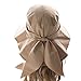 HINDAWI Sun Hat Wide Brim Sun Hats for Women UV Protection Floppy Beach Womens Summer Flap Cover Cap Khaki