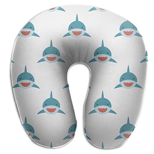 Laurel Neck Pillow Shark Picture Travel U-Shaped Pillow Soft