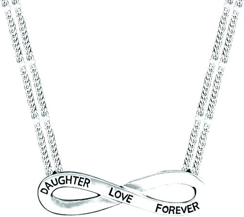 Forever Yours Inscribed Infinity Pendant, Daughter