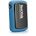 iGadgitz U4294 Silicone Gel Skin Cover Case Compatible with Sandisk Sansa Clip Jam MP3 SDMX26-008G (2015) - Blue