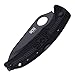 SOG Specialty Knives & Tools SP23-CP Sogzilla Knife with Straight Edge Folding 3.8-Inch Steel Clip Point Blade with GRN Handle, Hardcase Black Finish