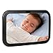 Baby Car Back Seat Mirror - Largest and Stable Safety Rear Facing For Car Infant Rearview Baby Newborn Mirror with Wide Crystal Clear View, Shatter proof, 360 Degree Adjustability, Secure Headrest