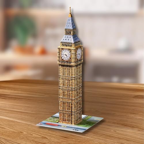 - Big Ben 3D Puzzle Adulto | Puzzles 3D para Adultos e Crianças com 8 Anos ou Mais | Kits de modelos de 216 peças | Presentes para crianças com 8 anos ou mais