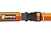 RUFFWEAR Extendable Dog Lead, Hands Free - Waist Belt for Running, Walking or Hiking, All Sized Breeds, Length: 2.2 m (7.3 ft) - Stretches to 3.4 m (11 ft), Orange Sunset, Roamer Leash, 40354-83573
