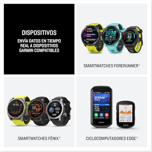 HRM-600, Monitor de Frequência Cardíaca Premium, Dados de HRV, Dinâmica de Corrida, Passos, Velocidade, Distância, Regista e sincroniza dados sem relógio, Bracelete lavável à máquina, tamanho M-XL