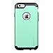 iPhone 6s Plus Case, LUVVITT [Ultra Armor] Shock Absorbing Case Best Heavy Duty Dual Layer Tough Cover for iPhone 6/6s Plus Black/Teal Mint Green