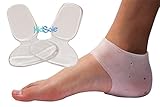 KidSole Children's Gel Heel Strap + Adhesive Gel Blister Blocker Pads - Includes 2 Adhesive Gel Pads & 2 Gel Straps For US Kids Sizes 2-7