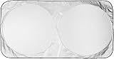 AmazonBasics Car Windshield Sun Shade, Medium
