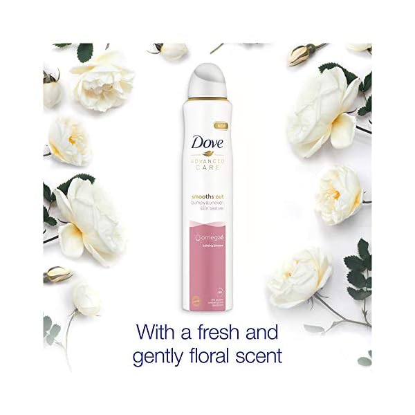 Dove-Advanced-Care-Calming-Blossom-Enriched-with-Omega-6-Anti-Perspirant-Deodorant-Aerosol-for-48-Hour-Sweat-Protection-and-Underarm-Care-200ml Dove Advanced Care Calming Blossom Antiperspirant Deodorant Aerosol 200 ml