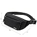 TINYAT Belt Bum Bag Travel Hiking Outdoor Sport Fanny Pack Waist Bag Holiday Money Hip Pouch T251(Black)