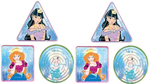 HENBRANDT 6 X Mini Princess Maze Puzzle