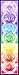 Chakra Banner Sticker ~ 2.5