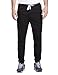 BALEAF Men's Running Pants Slim Fit Tapered Joggers Sweatpants with Pockets Athletic Pants for Cold Weather Sports Workout Black XL