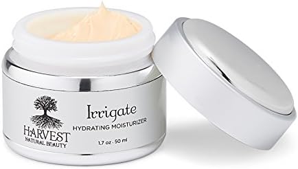 Harvest Natural Beauty Organic Face Moisturizer - Irrigate Hydrating Vegan Moisturizer - Prevent and Reverse Wrinkles - All Natural, Non-Toxic, and Cruelty Free