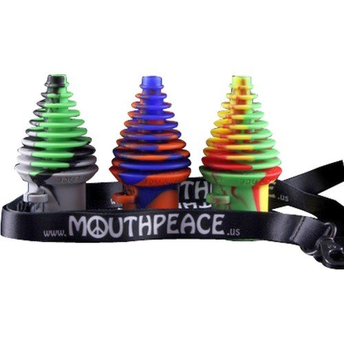 SCIENCE LAB ADAPTER 12-2002 MOUTHPEACE SILICONE WATERPIPE CONDOM BY MOOSELABS ASSORTED COLOR