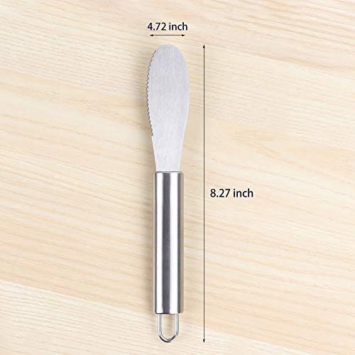 Butter Spreader, Stainless Steel Butter Knife Set of 4, Premium