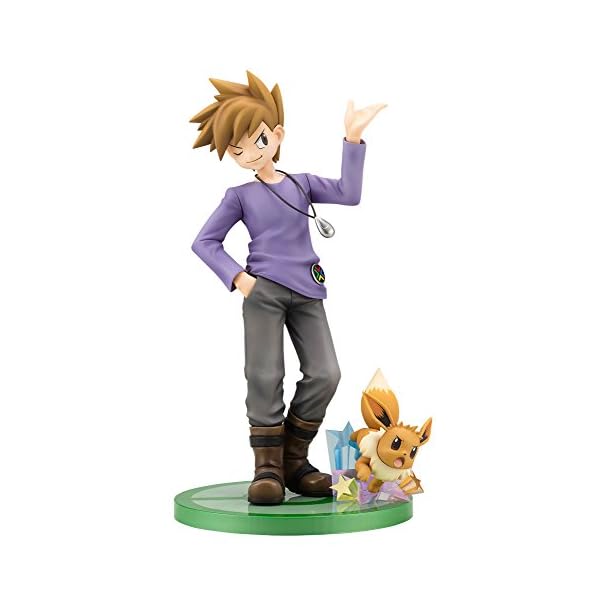 Kotobukiya ArtFX-J Pokemon Blue / Green with Eevee 1/8 Scale PVC Figur Statue