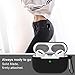 LOZA for AirPods Pro Case Protective Cover,Full Protective Anti- Scratch Headphone Case for AirPods Pro 2019,Soft Silicone Skin Cover Case Compatible for Apple AirPods Pro (Black)
