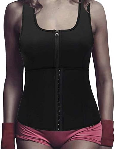 Women Hourglass Slimming Sauna Sweat Vest Weight Loss Waist Trainer Body Shaper