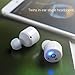 Creazy Mini True Wireless Bluetooth Twins Stereo In-Ear Headset Earphone Earbuds (White)