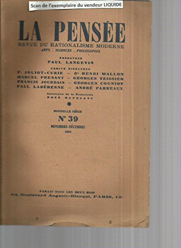 NÂ°039 nov-dÃ©c. 1951 : l'affaire henri martin crise Ã©conomique en grÃ¨ce l'encyclopÃ©die claude bernard sur les communistes d'aragon