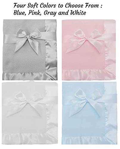 image for Jolitee Personalized Custom Soft Fleece with Satin Border Embroidered 