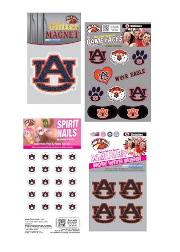 Auburn Temporary Tattoo and Fan Tailgate Bundle 41hzG4yuMLL