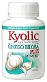 Kyolic Aged Garlic Extract Ginkgo Biloba Plus Memory Capsules, 200 Mg, 90 Count