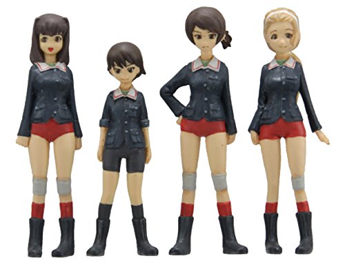 1/35 " Girls & Panzer " Duck 's Team Figure Set