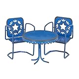 Miniature Fairy Garden Mini Blue Star Bistro - Set of 3