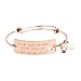 Baubelle Expandable Inspirational Stackable Charm Bracelet “She Believed She Could So She Did