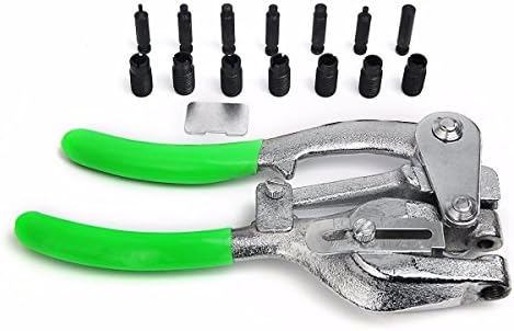 1 Ton aviation power punch kit sheet metal hole 7 sizes die punching repair diy puncher auto body hd pliers