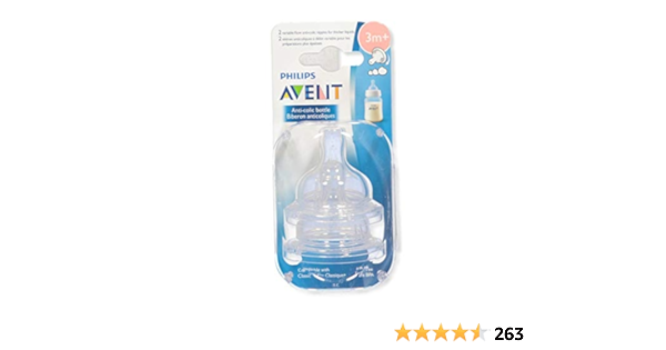 philips avent nipple size 2 age