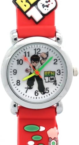 Kids Wristwatch Silicone Band Ben10 Game Catoon Toys Watches 3D Strap Rubber Secure Care Chirden Time Teacher Student Watch