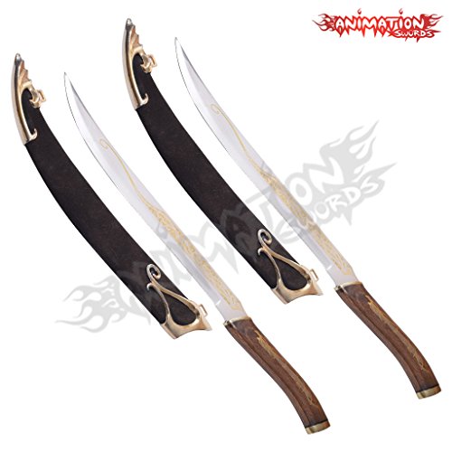 legoles Legolas Fighting Knives with hard scabbard